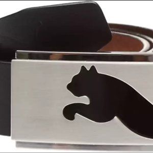 Puma Highlight Fitted Golf Belt, Black